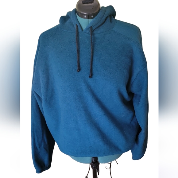 Fleece Pull over Hoodie Size L - Picture 1 of 6